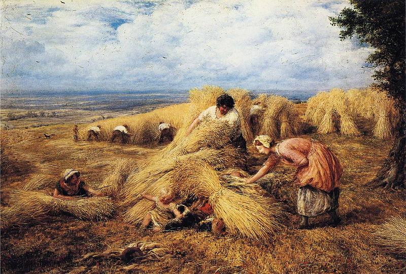John linnell The Harvest Cradle oil painting picture